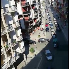 ingorghi su viale Venezia Giulia nei pressi della stazione Bari nord