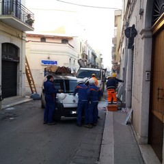 incendio armadietto stradale Enel