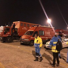 Volontari di Andria nella colonna mobile pugliese partita per Durazzo