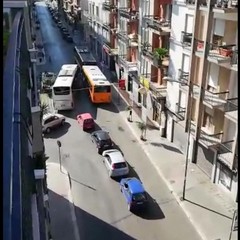ingorghi su viale Venezia Giulia nei pressi della stazione Bari nord