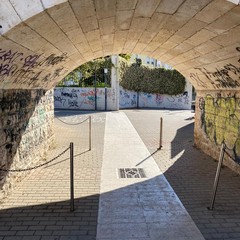 Anonimo cittadino ripulisce il ponticello di via Bisceglie