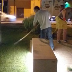 Pulizia di piazza SS. Trinità: nuova missione compiuta