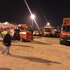 Volontari di Andria nella colonna mobile pugliese partita per Durazzo