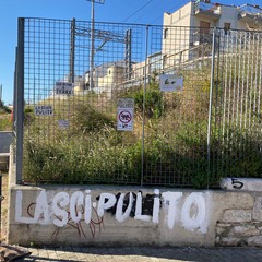 Anonimo cittadino ripulisce il ponticello di via Bisceglie