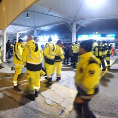 i volontari di Andria nella colonna mobile pugliese