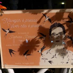 la bici dedicata a Patrizia Paradiso a cui hanno rubato la sella