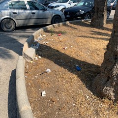 Degrado e sporcizia per piazza San Pio X