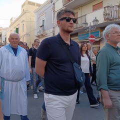 Folla di fedeli alla processione della Madonna dell'Altomare