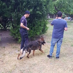 Blitz antidroga all'interno della villa comunale