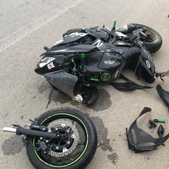 incidente sulla strada tangenziale
