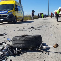 incidente sulla strada tangenziale nei pressi dello svincolo per Trani