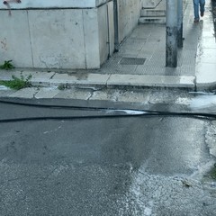 sanificazione straordinaria effettuata sul perimetro dell'ospedale "Bonomo"
