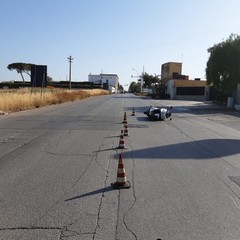 giovane motociclista in codice arancione al "Bonomo di Andria