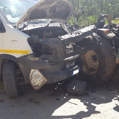 incidente stradale via Montefaraone