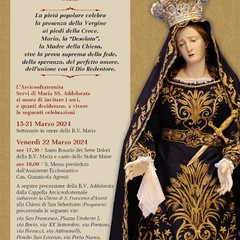 La devozione a Maria SS.ma Addolorata