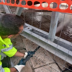 lavori di pulizia e bonifica al quartiere dell'Altomare