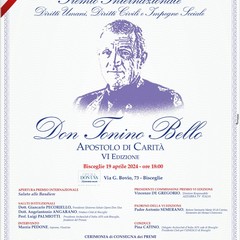 Al dottor Pasquale Attimonelli il Premio internazionale “don Tonino Bello”