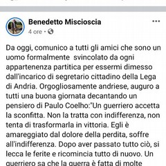 il post di Benedetto MIscioscia