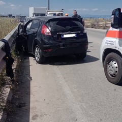 incidente sulla strada tangenziale nei pressi dello svincolo per Trani