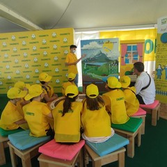 Bimbi di Puglia a Castelporziano per festa nazionale educazione alimentare