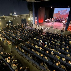Bonaccini a Bari anche Giovanna Bruno con Michele Emiliano e Antonio Decaro