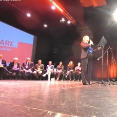 Giovanna Bruno a Bari con Stefano Bonaccini