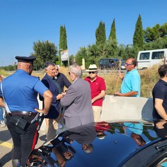 Interrotti i lavori di chiusura del bivio per Montegrosso