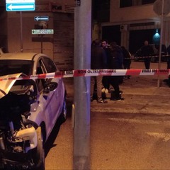 incidente stradale all'incrocio tra viale Togliatti e via Benedetto Croce