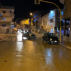 incidente stradale nel centro cittadino