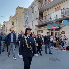 Folla di fedeli alla processione della Madonna dell'Altomare