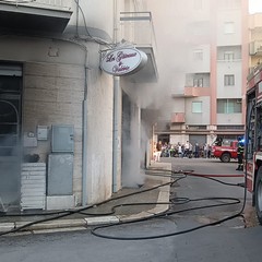 incendio ad Andria