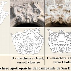 campanile maschere immagini arch Laera