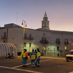 campo montato in piazza catuma andria