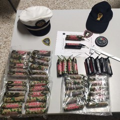 petardi scoperti dalla Polizia Locale