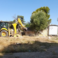 Demoliti capannoni e ripulita area dismessa