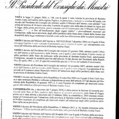 Il provvedimento di Palazzo Chigi che ha sbloccato i fondi