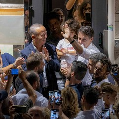 Tanta gente ad Andria per l'ex premier Giuseppe Conte