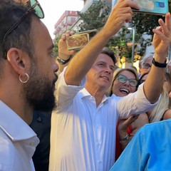 Tanta gente ad Andria per l'ex premier Giuseppe Conte