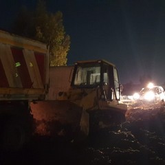 Sventato furto di mezzi pesanti in un cantiere su via Trani