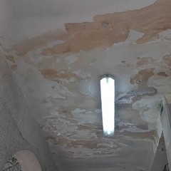 Cadono calcinacci dal soffitto di una cappella cimiteriale di Andria