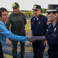 Il Capitano dei Carabinieri Claudia Matera in Cile