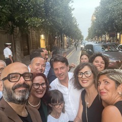 Tanta gente ad Andria con l'ex premier Giuseppe Conte