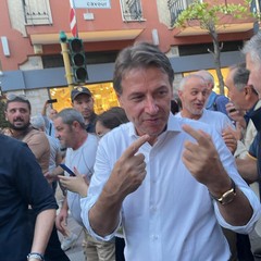 Tanta gente ad Andria con l'ex premier Giuseppe Conte