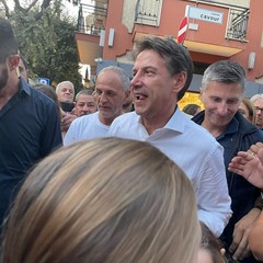 Tanta gente ad Andria con l'ex premier Giuseppe Conte