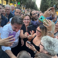 Tanta gente ad Andria con l'ex premier Giuseppe Conte
