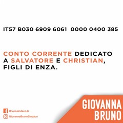 Conto dedicato ai figli di Vincenza Angrisano