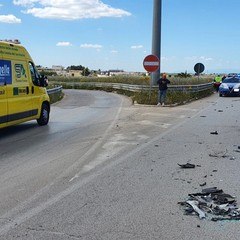 incidente sulla strada tangenziale nei pressi dello svincolo per Trani