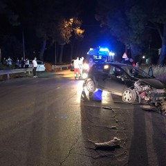 incidente stradale via Castel del Monte