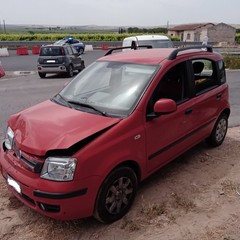 Incidente sulla ex sp 231 all'altezza di Montegrosso