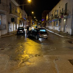incidente stradale nel centro cittadino